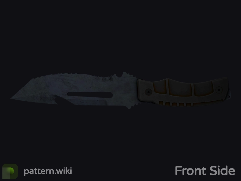 Survival Knife Blue Steel seed 544