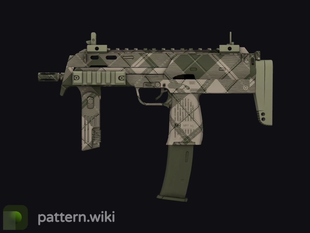 MP7 Olive Plaid seed 499