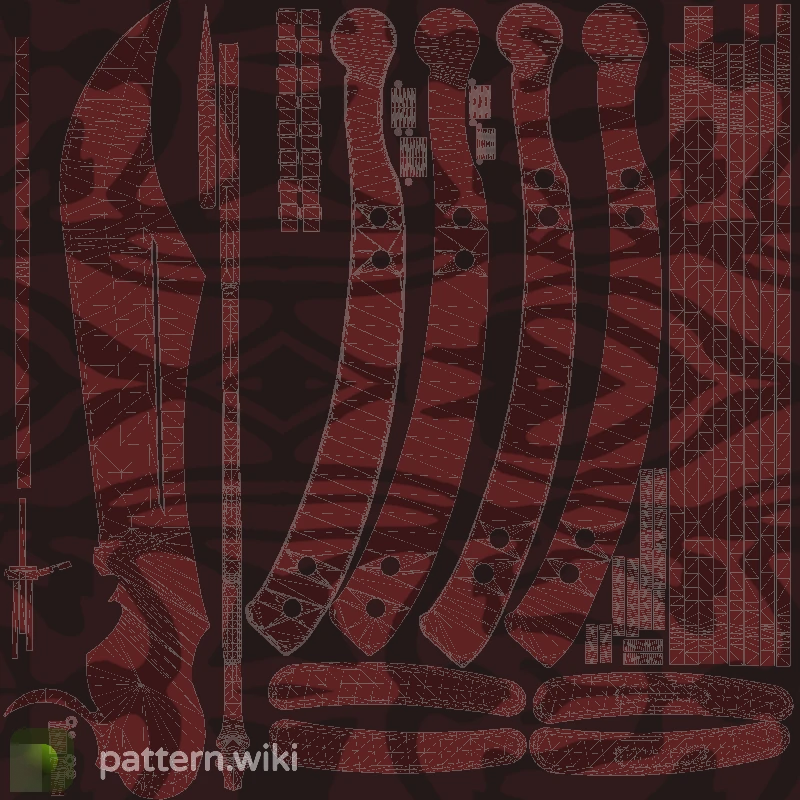 Butterfly Knife Slaughter seed 589 pattern template