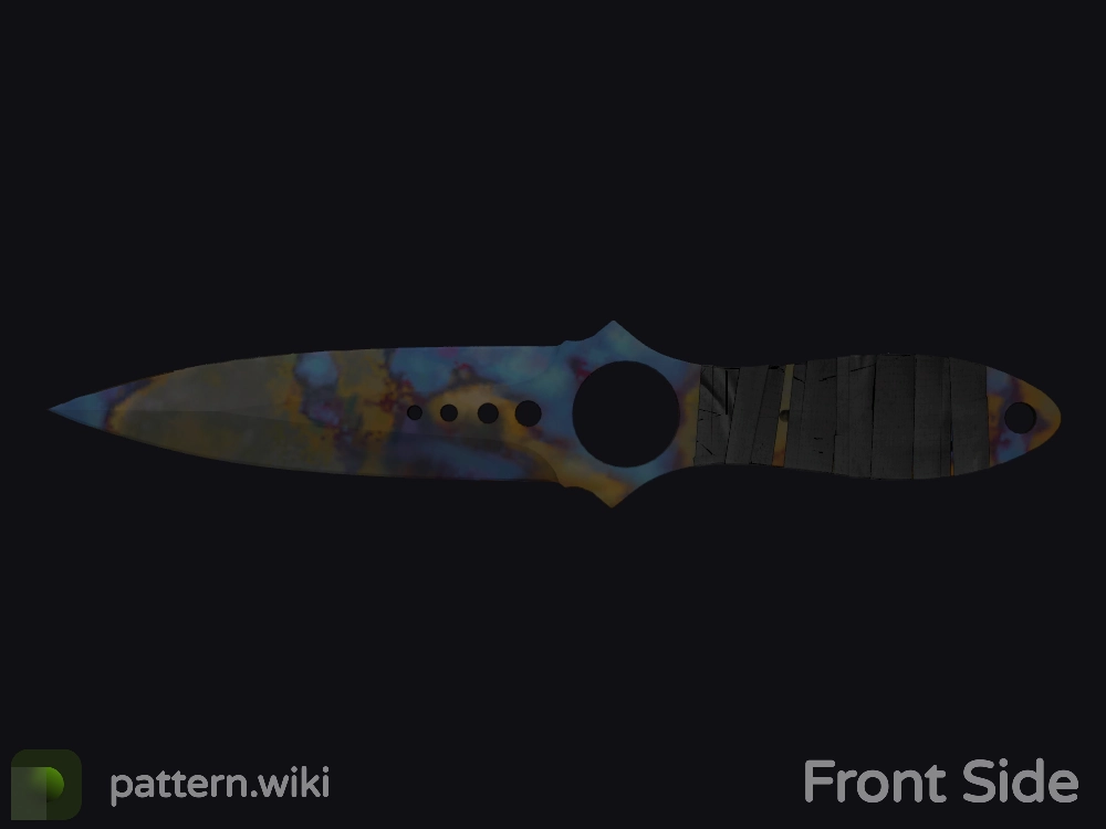 Skeleton Knife Case Hardened seed 783