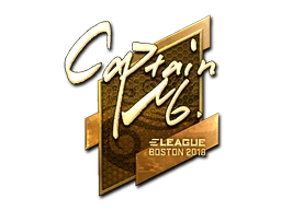 Sticker captainMo (Gold) | Boston 2018 preview