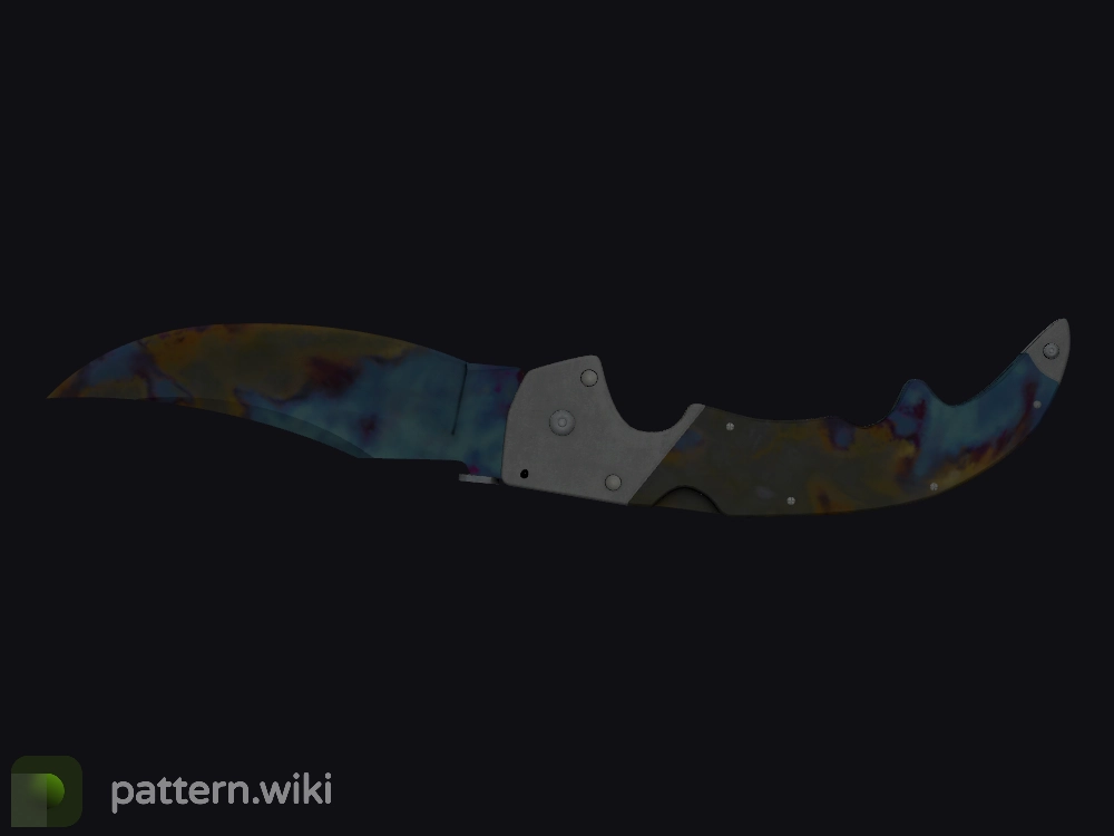 Falchion Knife Case Hardened seed 883