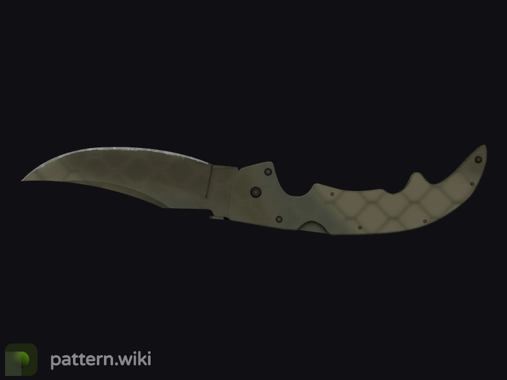 Falchion Knife Safari Mesh seed 876