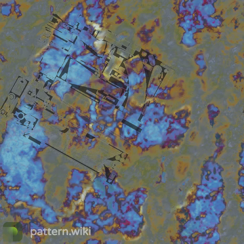 AK-47 Case Hardened seed 355 pattern template