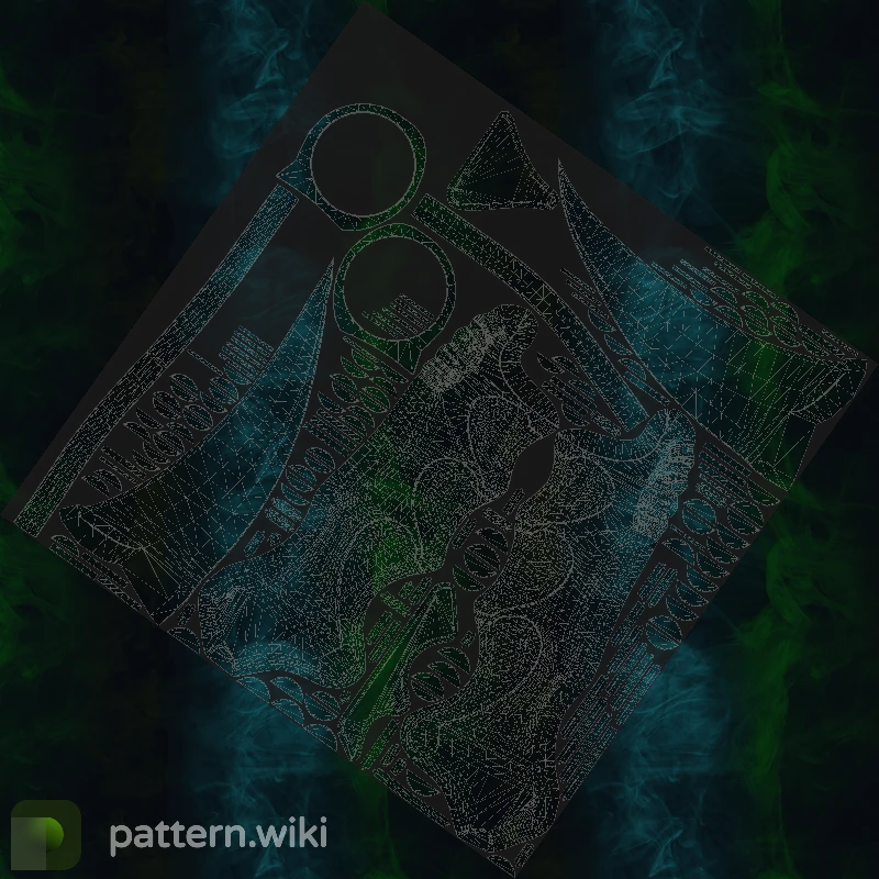 Karambit Gamma Doppler seed 299 pattern template