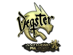 Sticker degster (Gold) | Antwerp 2022 preview