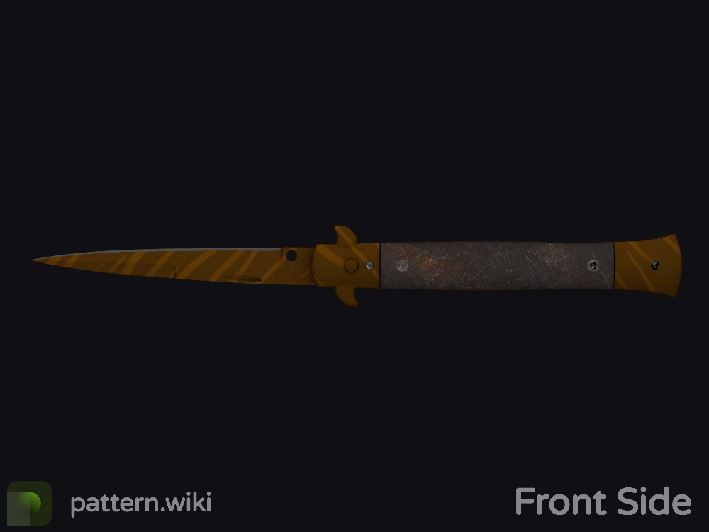 Stiletto Knife Tiger Tooth seed 876