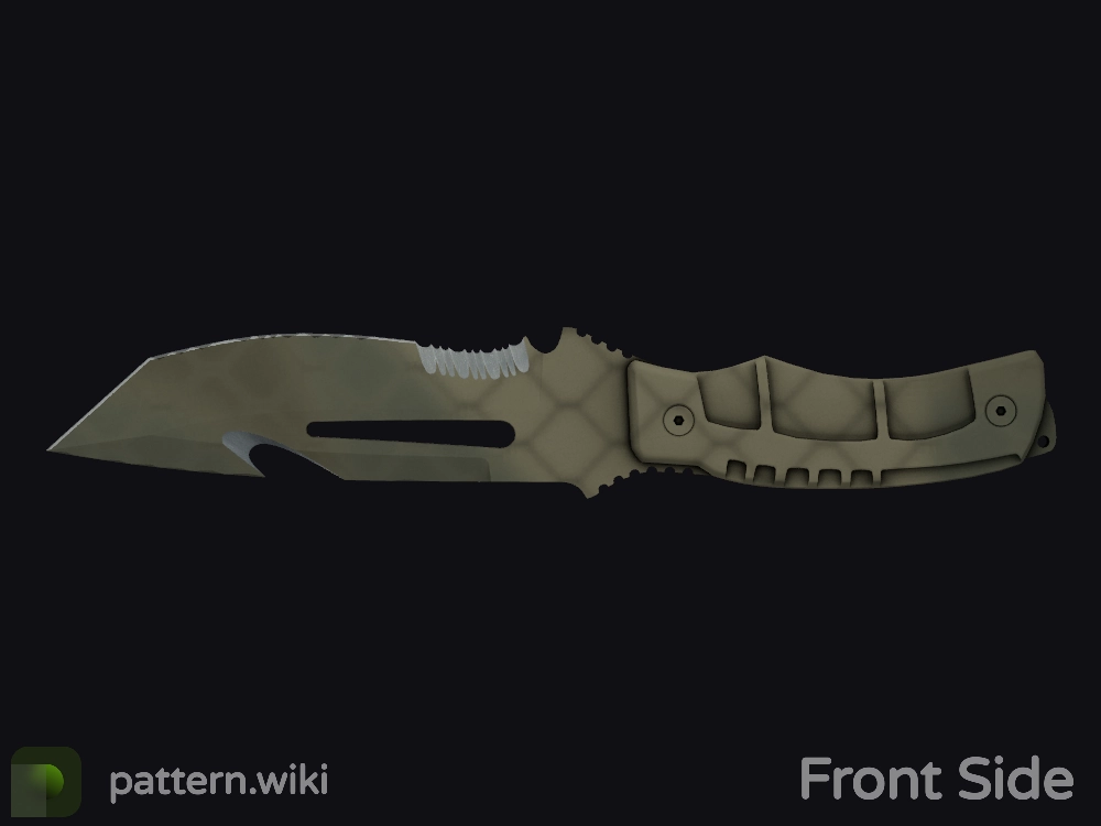 Survival Knife Safari Mesh seed 341