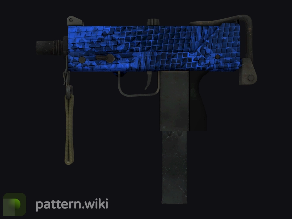 MAC-10 Lapis Gator seed 859