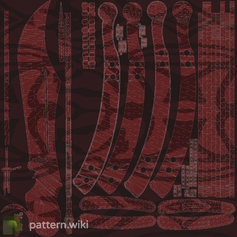 Butterfly Knife Slaughter seed 115 pattern template