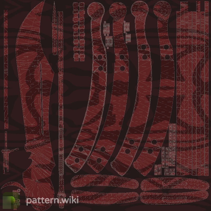 Butterfly Knife Slaughter seed 598 pattern template