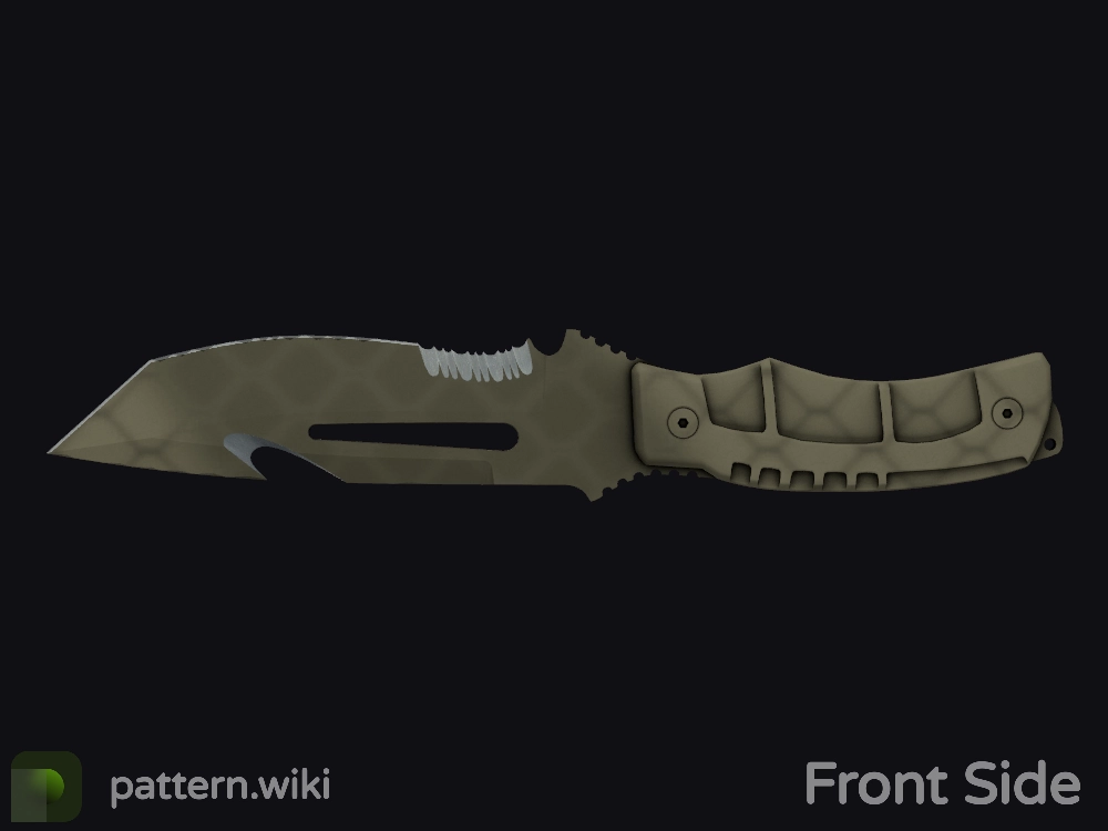 Survival Knife Safari Mesh seed 432