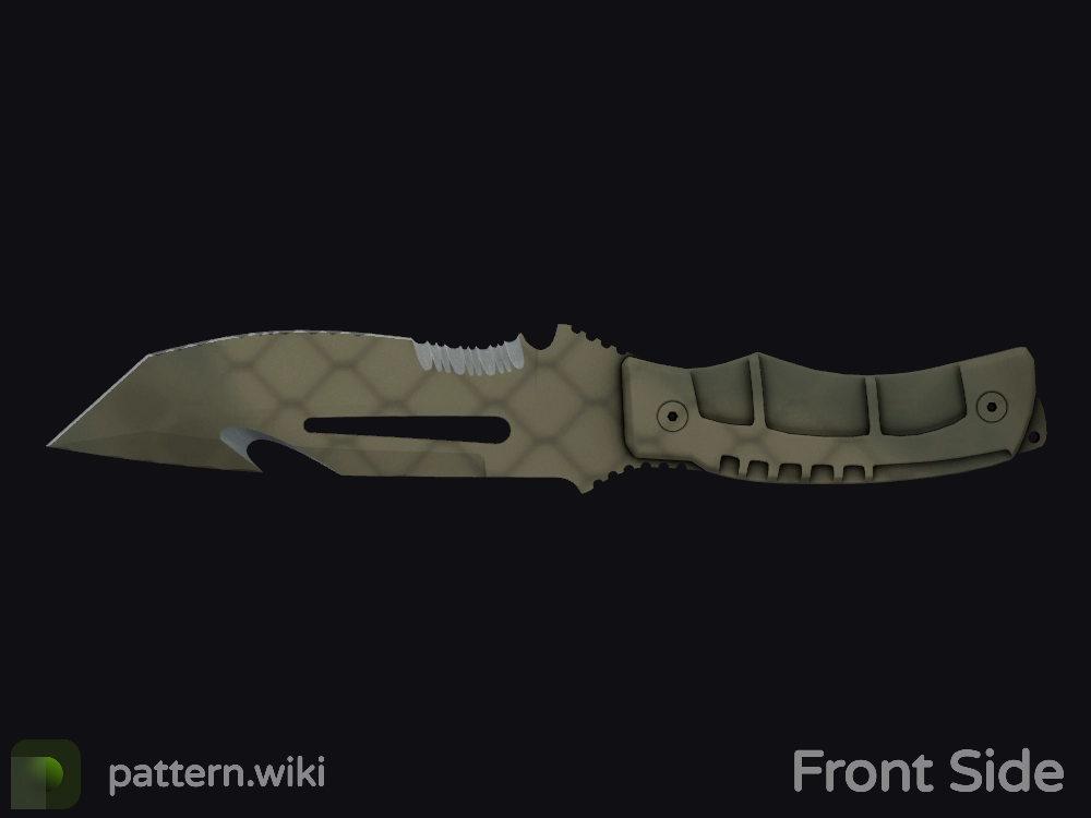 Survival Knife Safari Mesh seed 384