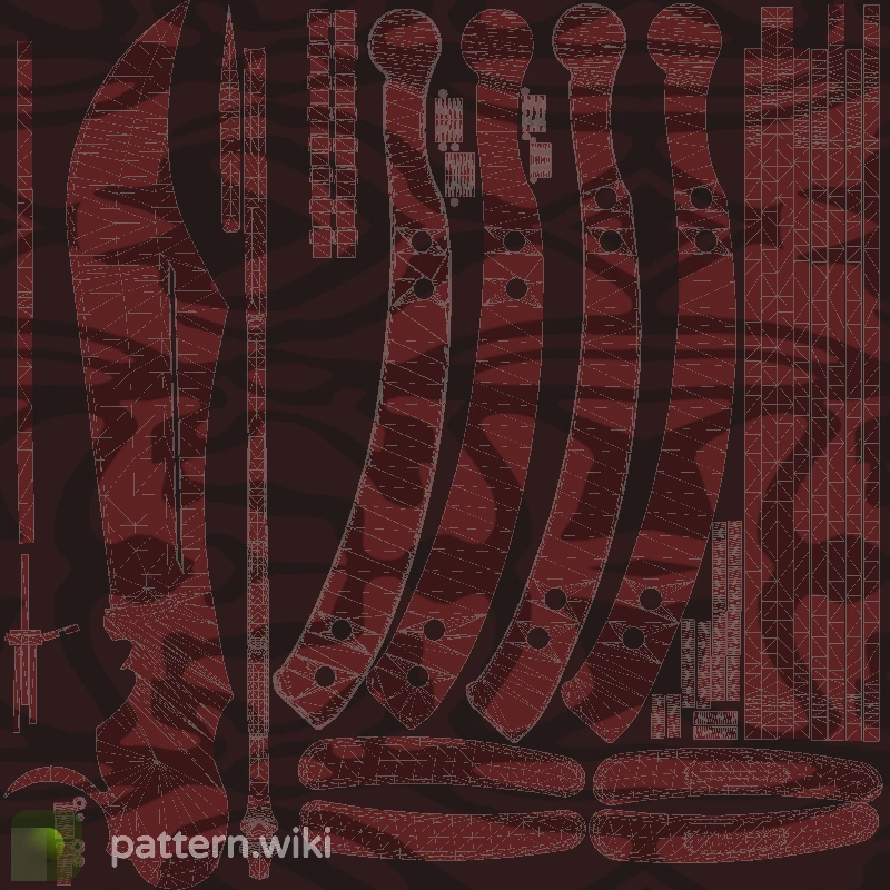 Butterfly Knife Slaughter seed 381 pattern template