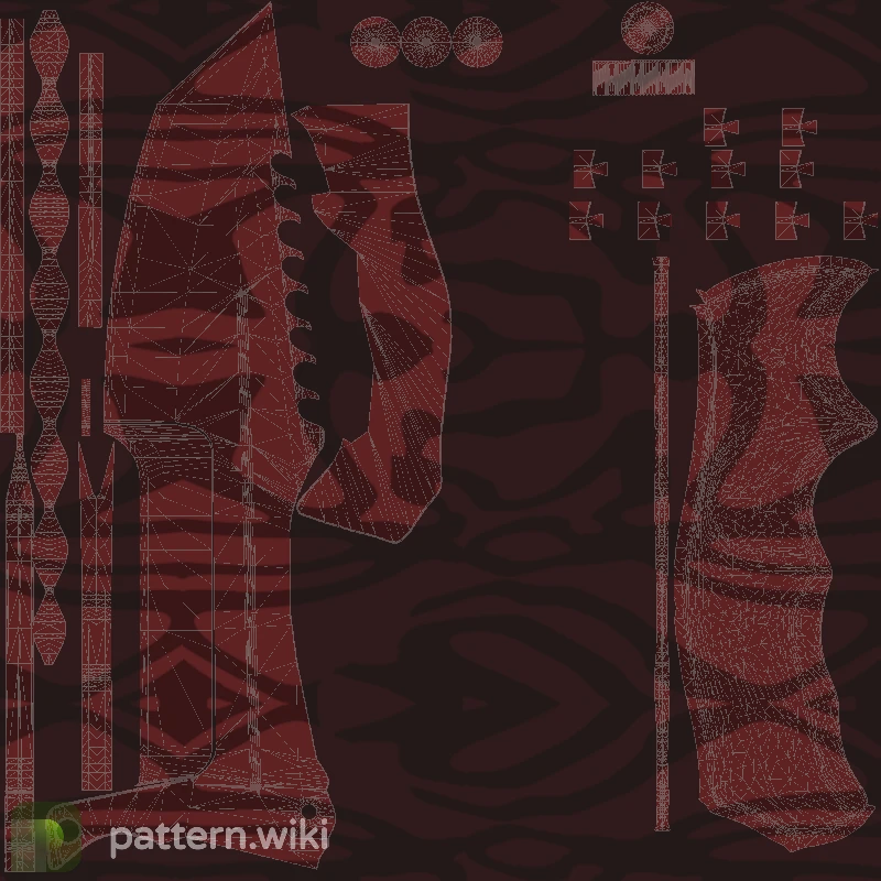 Huntsman Knife Slaughter seed 38 pattern template