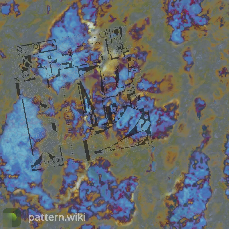 AK-47 Case Hardened seed 733 pattern template