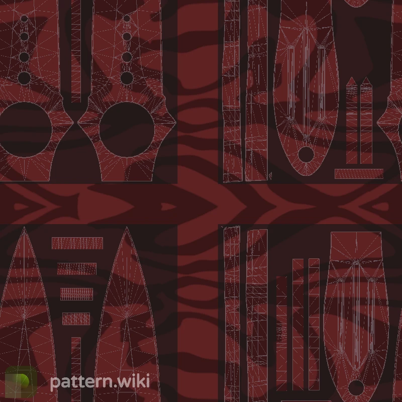 Skeleton Knife Slaughter seed 276 pattern template