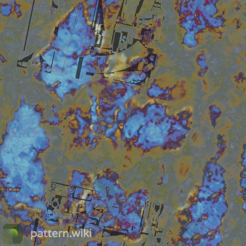 AK-47 Case Hardened seed 846 pattern template