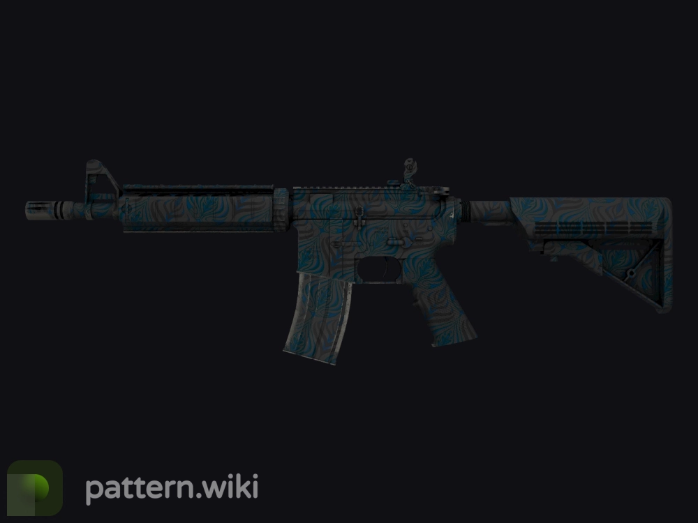 M4A4 Dark Blossom seed 709