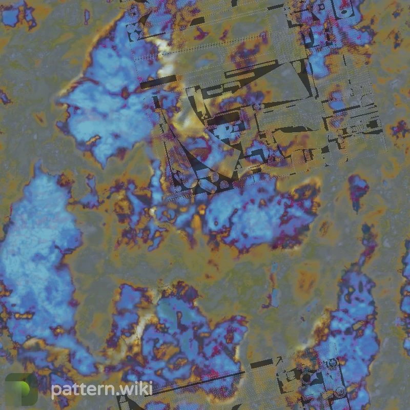 AK-47 Case Hardened seed 736 pattern template