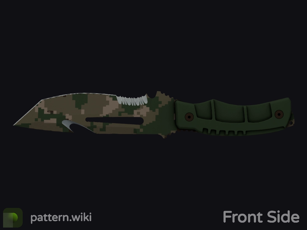 Survival Knife Forest DDPAT seed 489