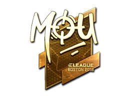 Sticker mou (Gold) | Boston 2018 preview