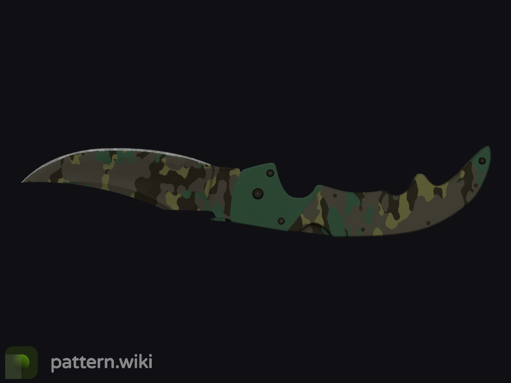 Falchion Knife Boreal Forest seed 658