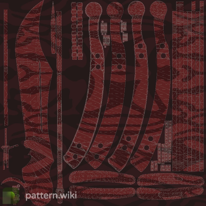 Butterfly Knife Slaughter seed 742 pattern template