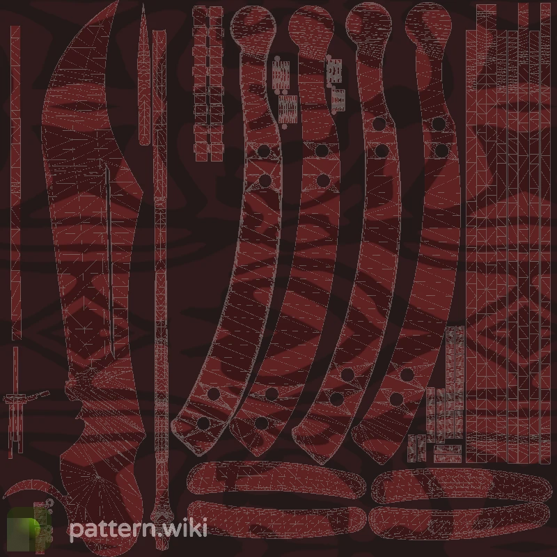 Butterfly Knife Slaughter seed 89 pattern template