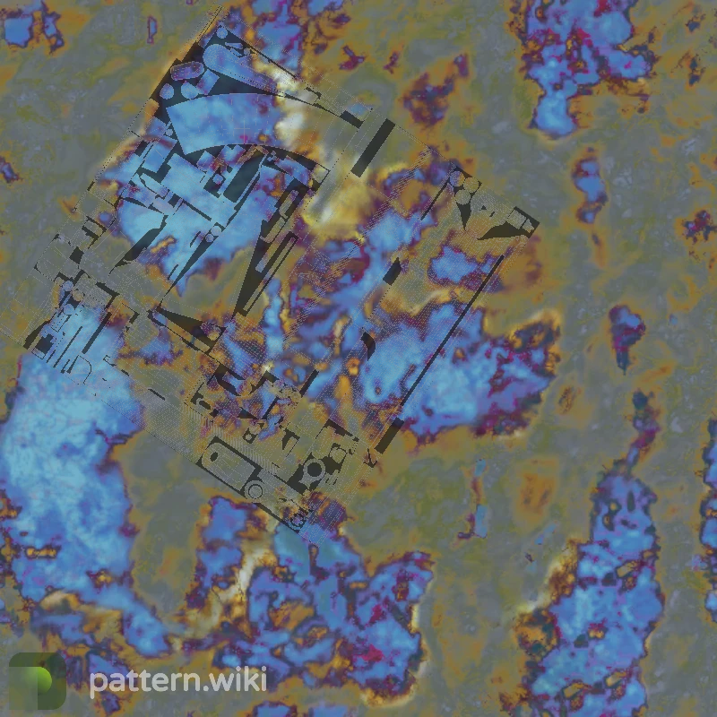 AK-47 Case Hardened seed 390 pattern template