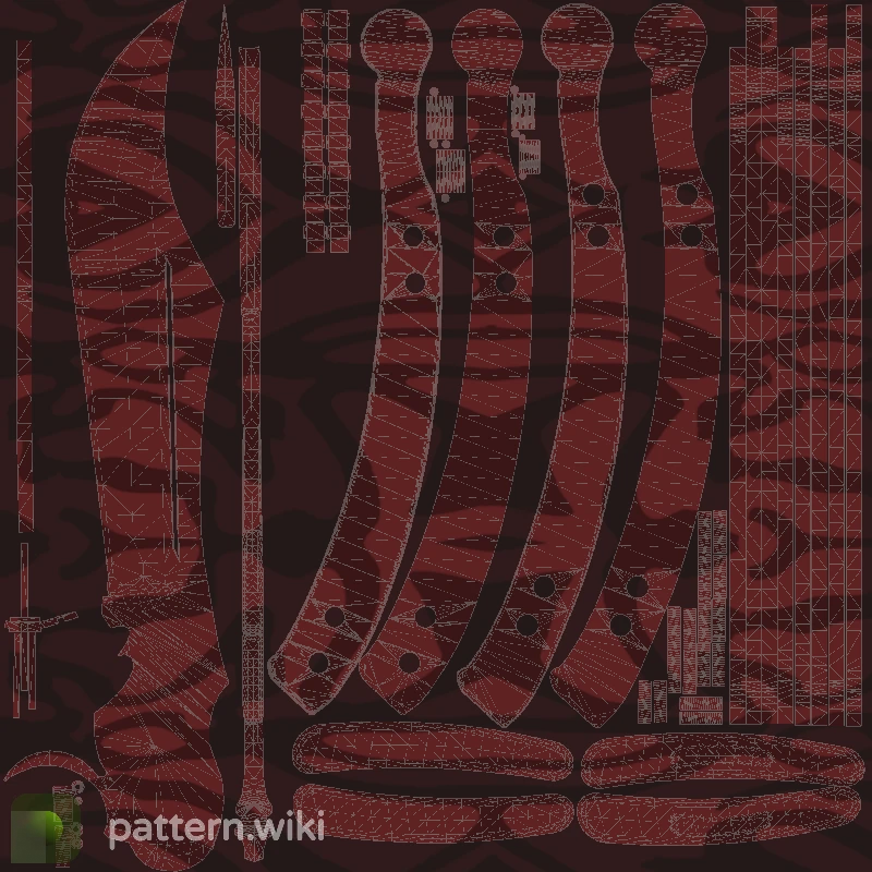 Butterfly Knife Slaughter seed 912 pattern template