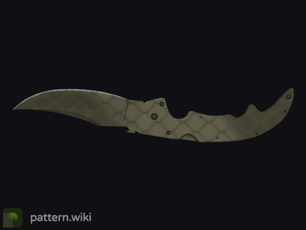 Falchion Knife Safari Mesh seed 436