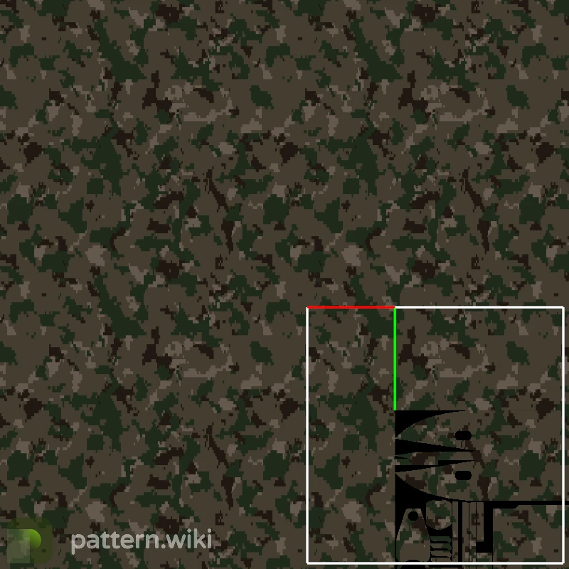 Bayonet Forest DDPAT seed 2 pattern template