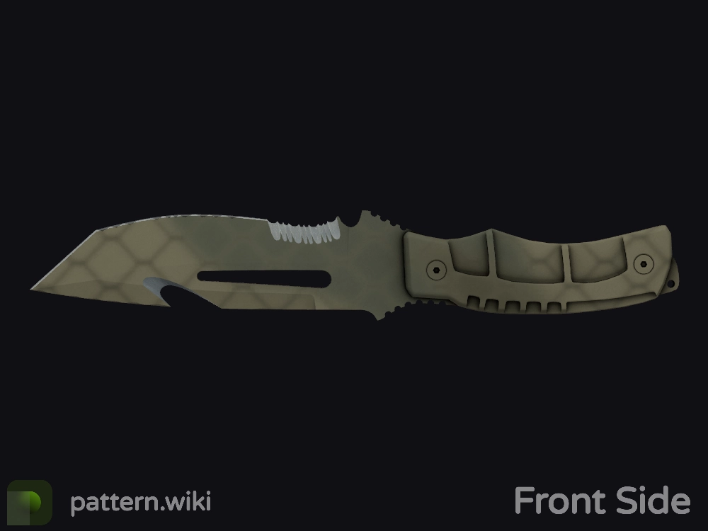 Survival Knife Safari Mesh seed 656