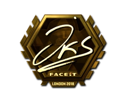 Sticker jks (Gold) | London 2018 preview