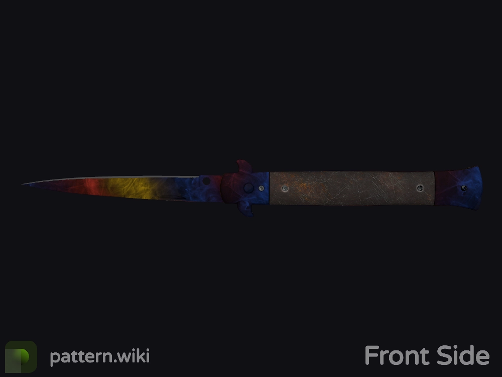 Stiletto Knife Marble Fade seed 574