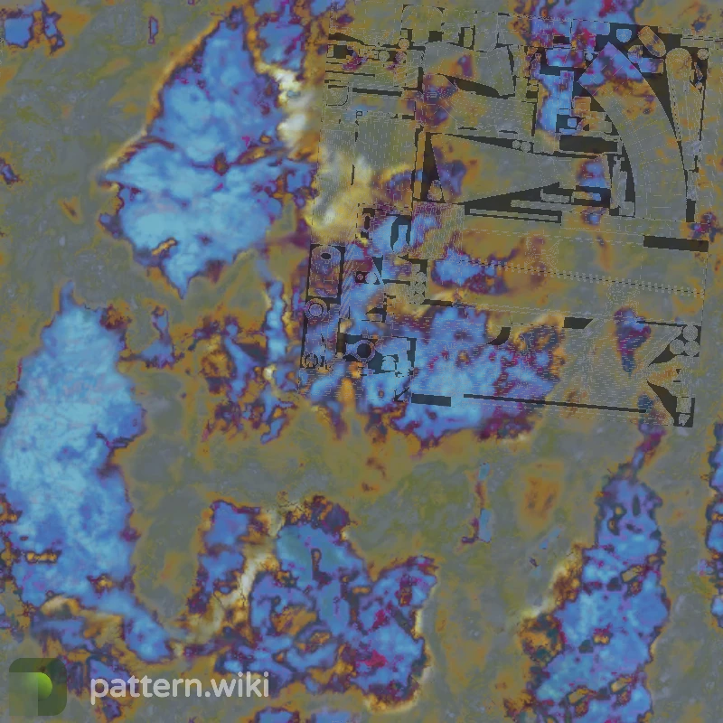 AK-47 Case Hardened seed 467 pattern template