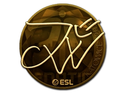 Sticker JW (Gold) | Katowice 2019 preview