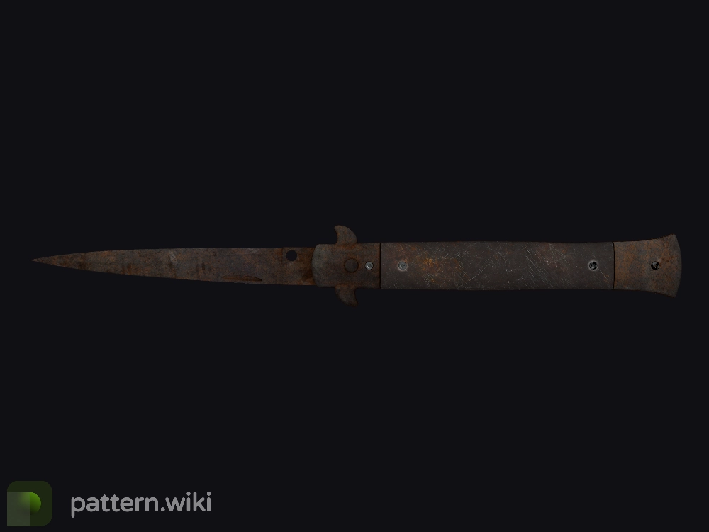 Stiletto Knife Rust Coat seed 857