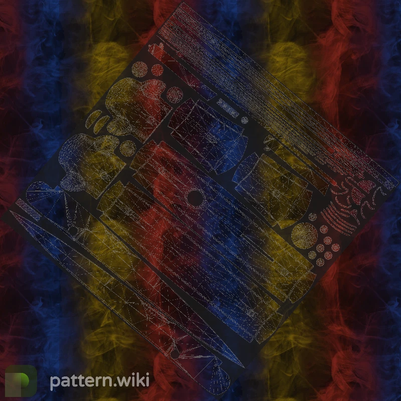 Stiletto Knife Marble Fade seed 520 pattern template