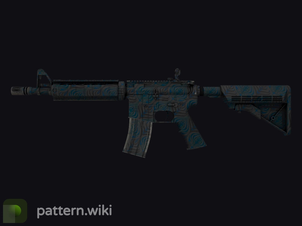 M4A4 Dark Blossom seed 170