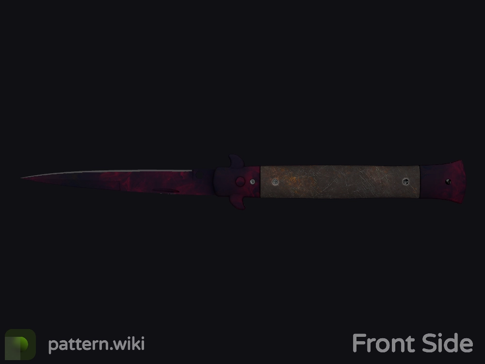 Stiletto Knife Doppler seed 717