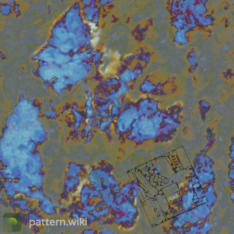 Five-SeveN Case Hardened seed 192 pattern template