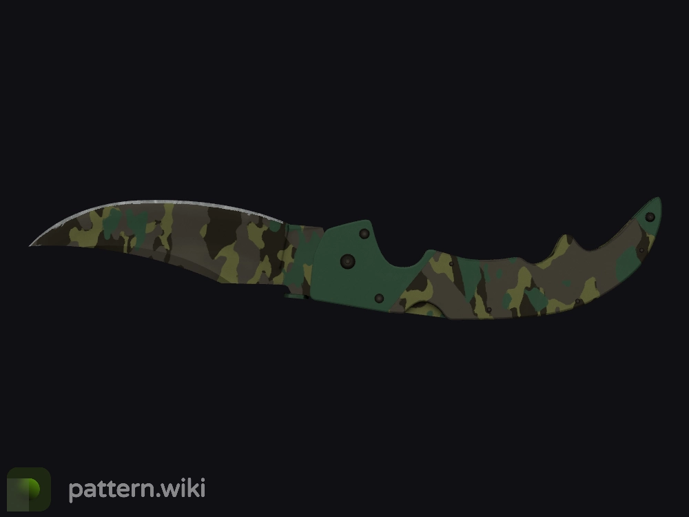Falchion Knife Boreal Forest seed 92