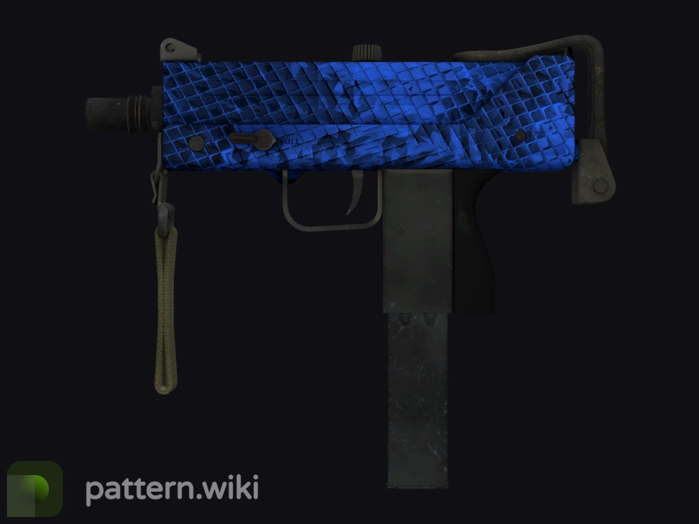 MAC-10 Lapis Gator seed 615