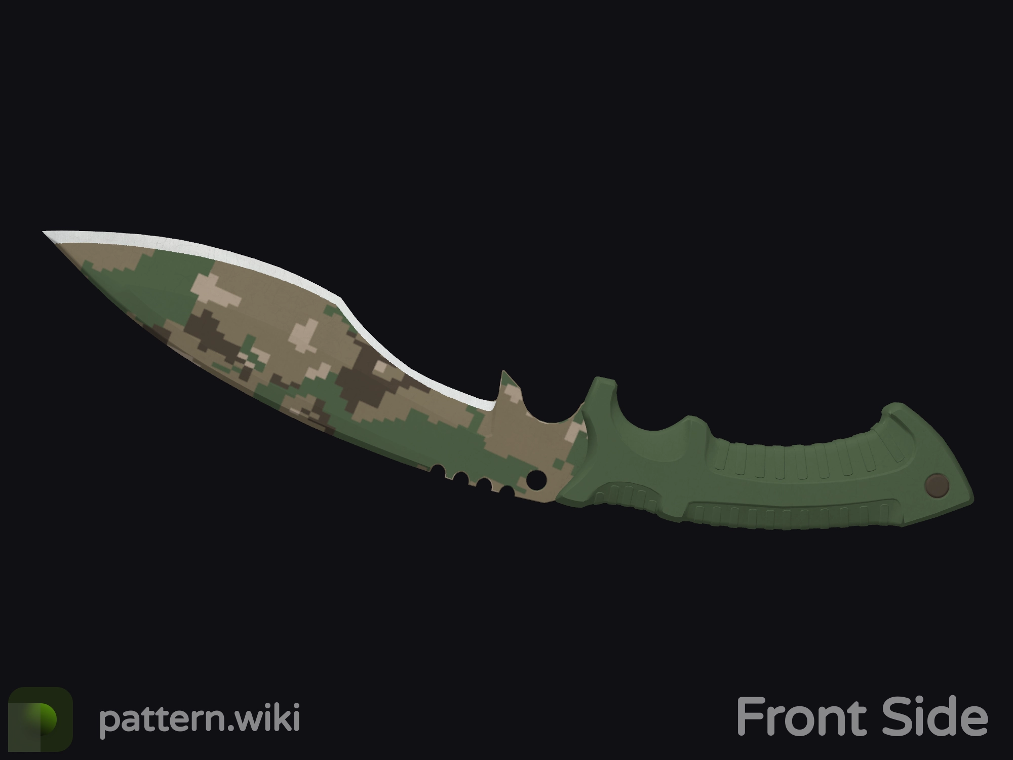 Kukri Knife Forest DDPAT seed 903