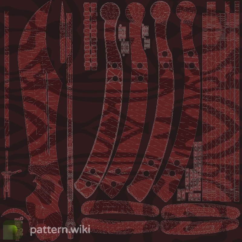 Butterfly Knife Slaughter seed 455 pattern template