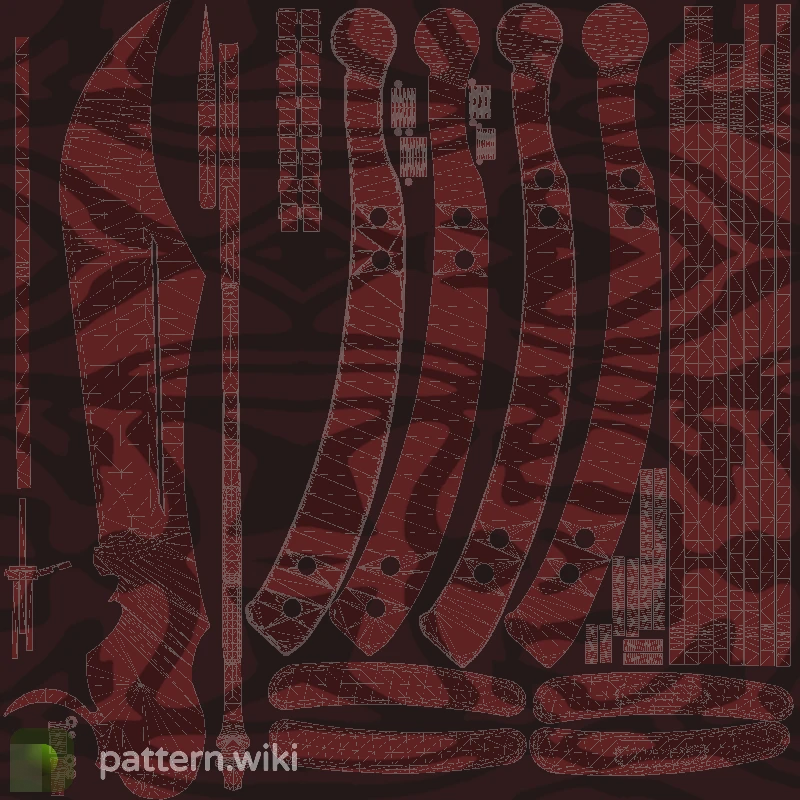 Butterfly Knife Slaughter seed 214 pattern template