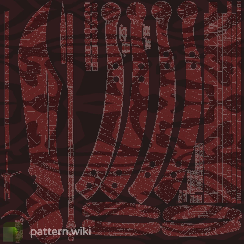 Butterfly Knife Slaughter seed 257 pattern template