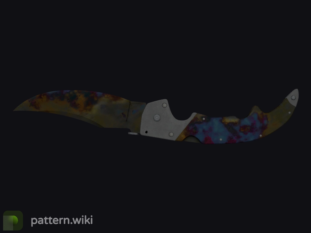 Falchion Knife Case Hardened seed 198